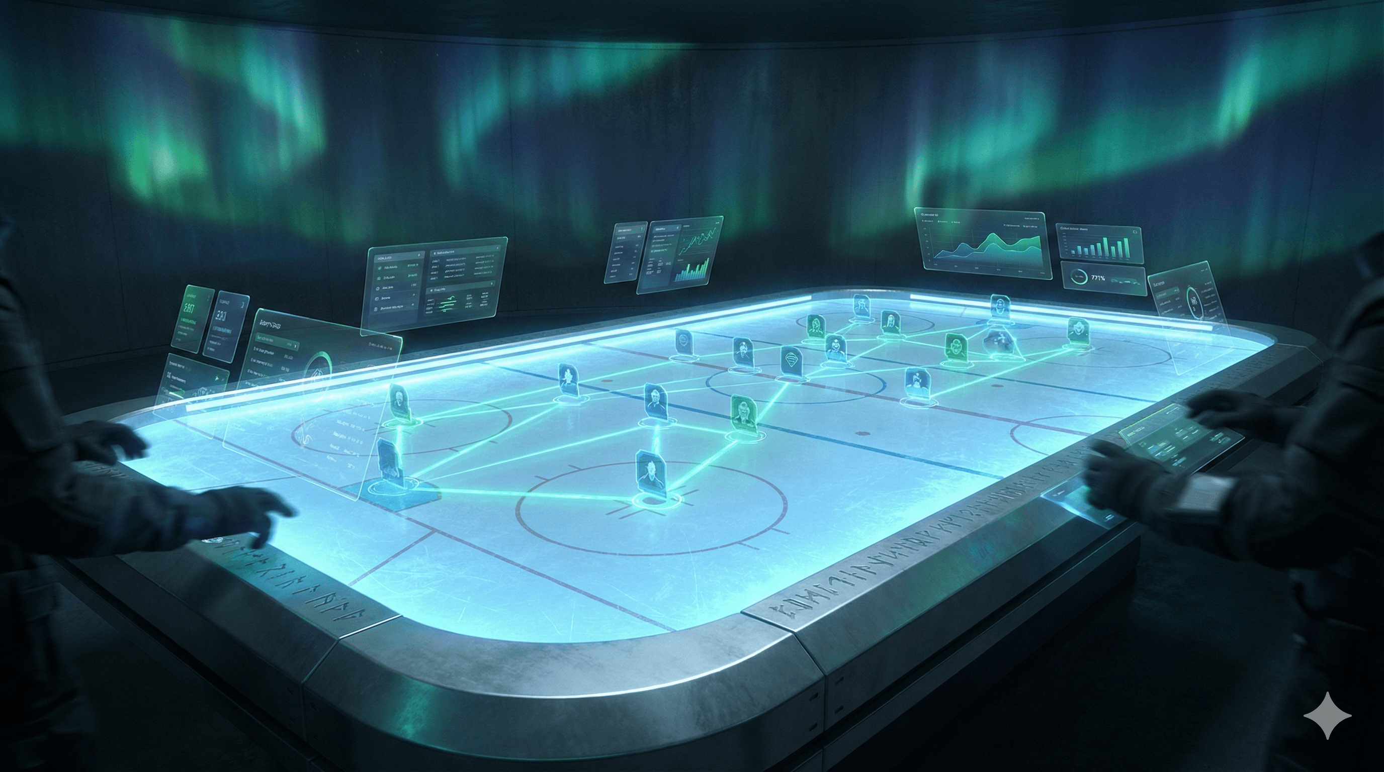 NHL Line Combinations Graphic