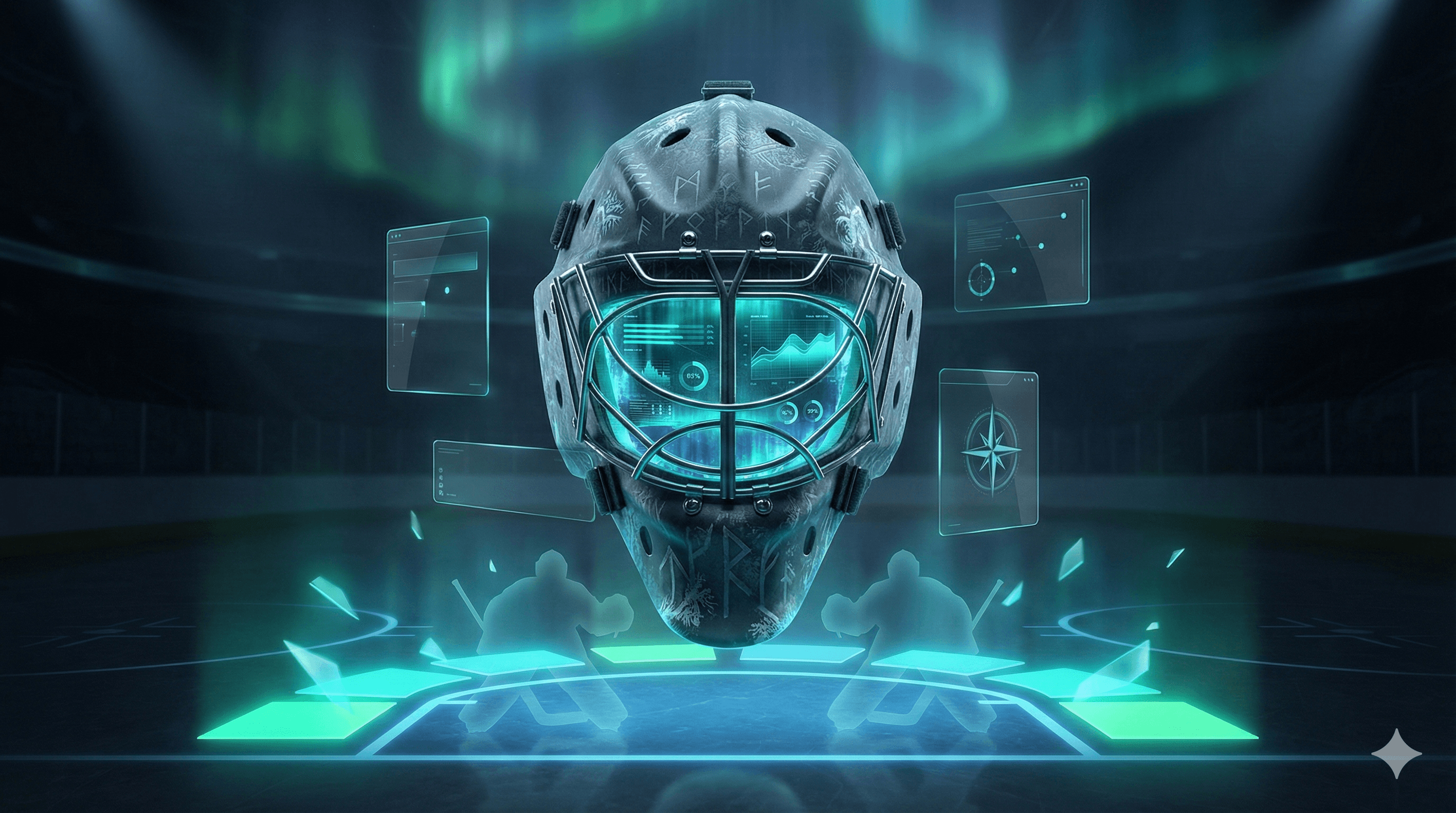 NHL Starting Goalies Mask Graphic